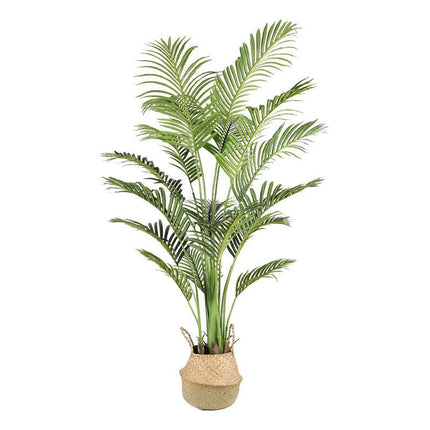 European style simulation Traveler's Banana tree decor with realistic tropical foliage