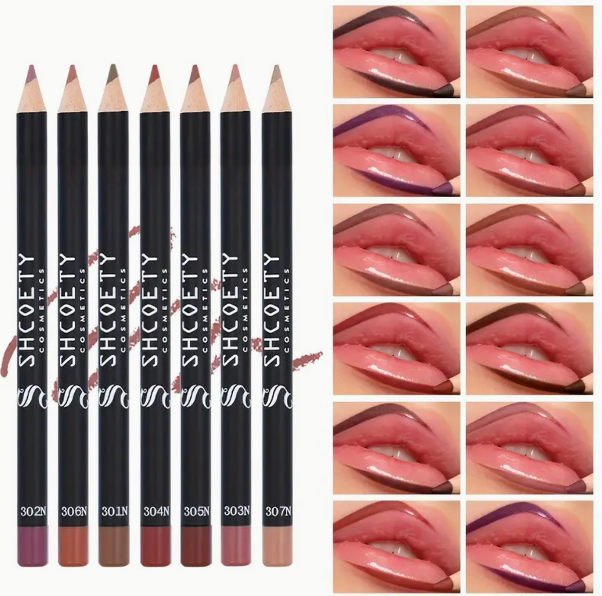 Matte Lip Liner – Waterproof, Long-Lasting, Non-Fading | Smooth, Non-Stick Formula | Perfect Valentine’s Day Gift