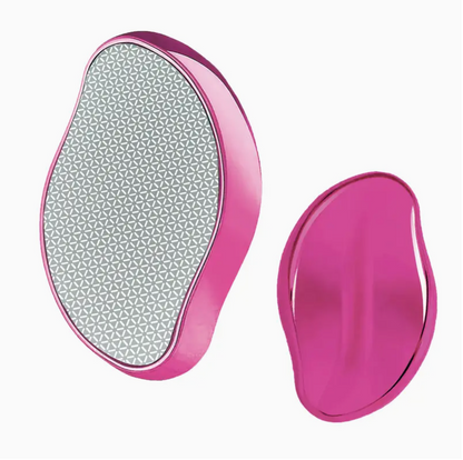 Crystal hair remover tool for men and women, reusable, waterproof, in blue, pink, golden beige, or purple, easy-to-use exfoliating device