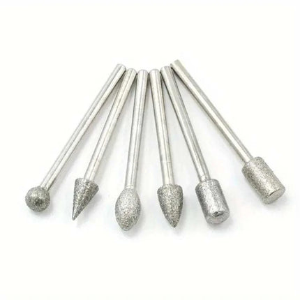 20PC Diamond Grinding Heads for Jade Carving and Sanding