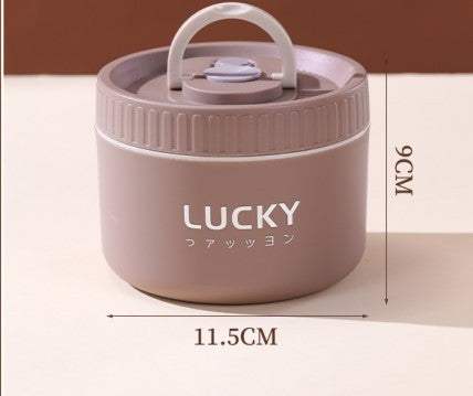 Colorful stainless steel insulated lunch boxes with leak-proof lids for students and professionals