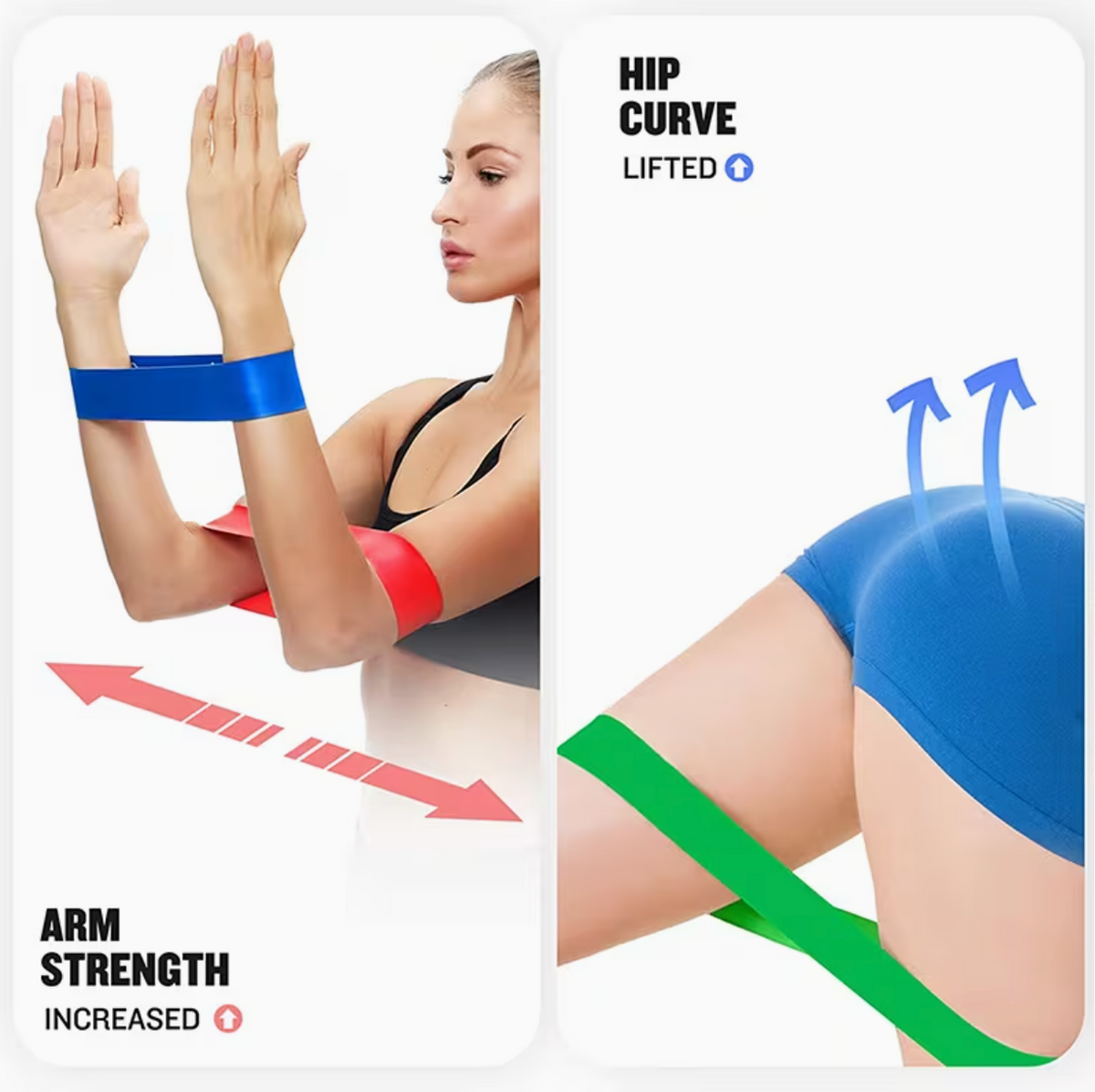 Yoga Resistance Rubber Band – Level 5 Fitness Band for Strength, Pilates &amp; Full-Body Training
