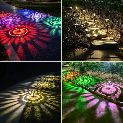 1pc Waterproof LED Solar Garden Landscape Lamp