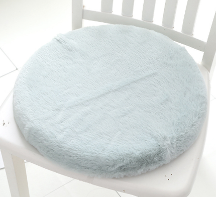Plush Faux Fur Memory Foam Cushion in Blush Pink for Home Comfort and Style
