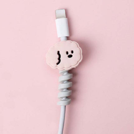 Cartoon Spiral USB Cable Protector and Organizer Bobbin