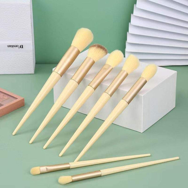 13pcs professional soft makeup brush set with colorful synthetic fibers and storage bag