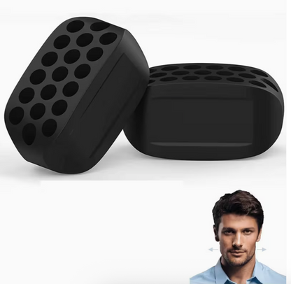2PCS Silicone Jawline Trainer – Facial Muscle Exerciser for Toning &amp; Relaxation