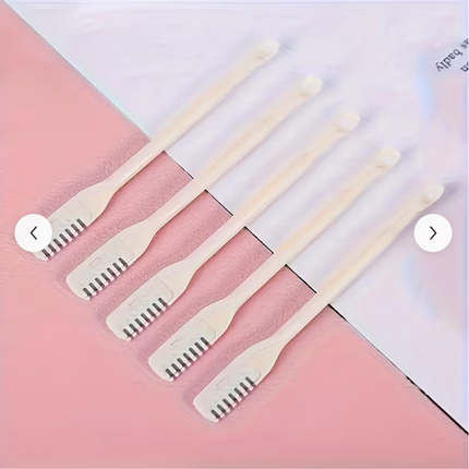 6PCS Gentle & Painless Nose Hair Trimmer Set – 360° Rotating Dual-Head Facial Hair Removal Tool