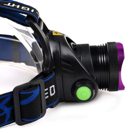 Vande T6 LED手电筒 adjustable headlamp with 2000 Lm CREE XM-L T6 LED and rechargeable battery system