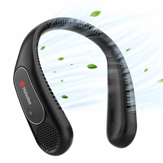 Hotsales Neck Fan portable bladeless rechargeable wearable personal cooling fan with 3 speed settings and 6000mAh battery