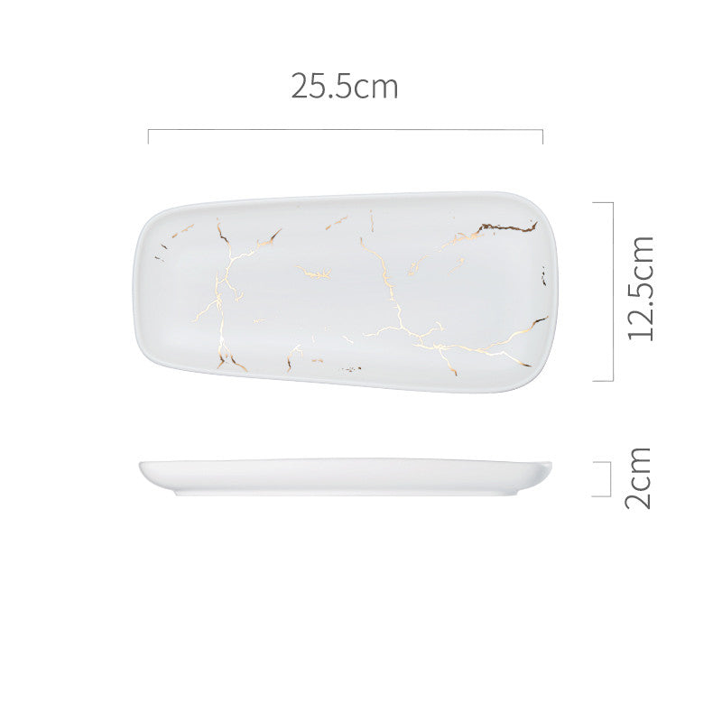 Nordic Style Fish Plate - Creative Ceramic Dish