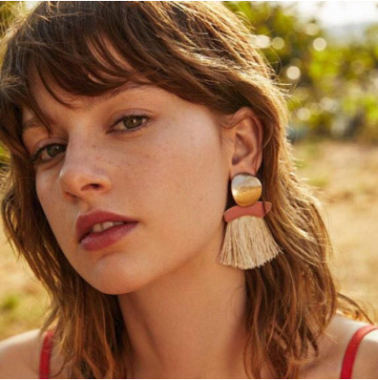 Ethnic Boho Tassel Earrings from Amazon