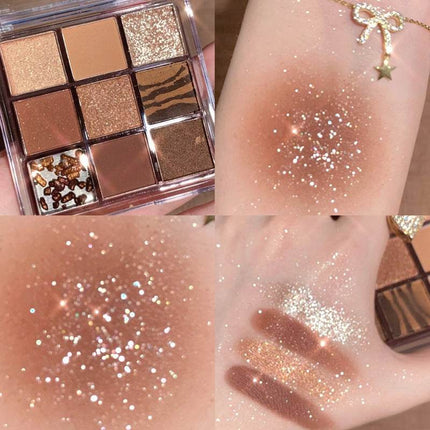 DIKALU Sunset Glow Nine-Color Eyeshadow Palette