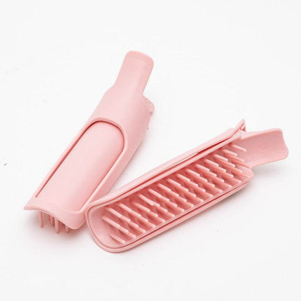 Pink Korean Style Hair Root Volumizing Clip for bangs, compact and lightweight hair accessory for volume