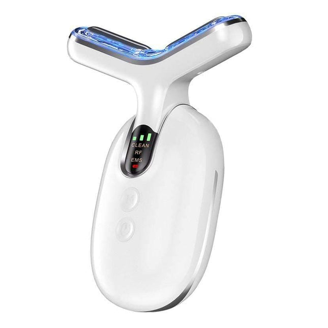 EMS Neck Beauty Device with RF Ion Import Technology for skin rejuvenation and lifting