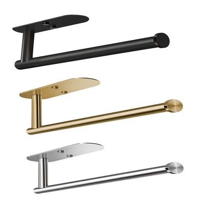 Wall-Mounted Kitchen Towel and Tissue Holder Rack