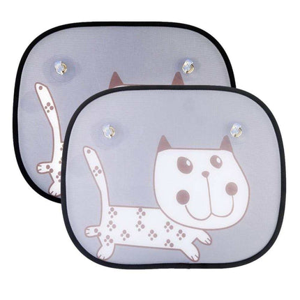 Car Sunshade with Mesh Insulation and Suction Cups