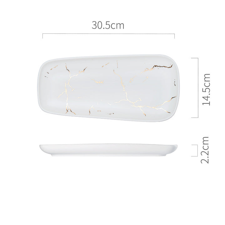 Nordic Style Fish Plate - Creative Ceramic Dish