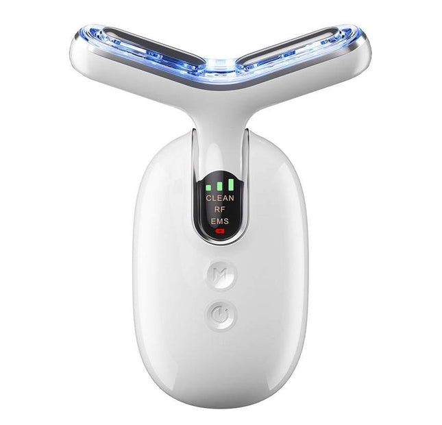 EMS Neck Beauty Device with RF Ion Import Technology for skin lifting and tightening