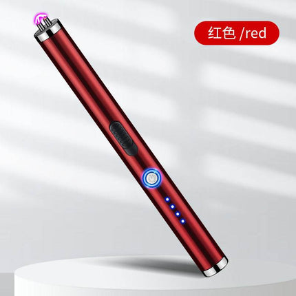 JL890 Dual Arc Windproof Lighter with rechargeable USB port and safety lock for kitchen use