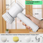Rechargeable Six Bruch Head / English Color Box