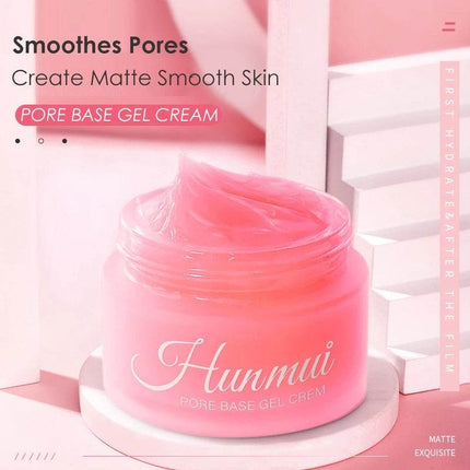 Pink Magic Pore Face Primer tube with floral and green leaf design for smooth matte skin finish