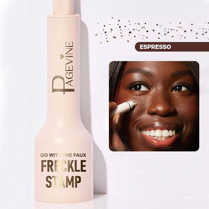 5-point freckle stamp pen with quick-dry liquid for natural waterproof freckles in multiple shades