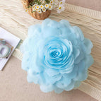 Ice blue gauze flower (excluding pillow core) / 55*55 (including petals)-194g