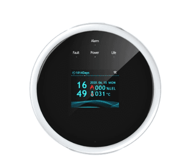 Home Creative Simple Smart Gas Alarm ceiling-mounted residential gas leak detector with wireless alerts and durable design
