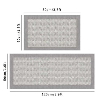 2-Pack Durable Kitchen Floor Mats, Non-Slip & Waterproof