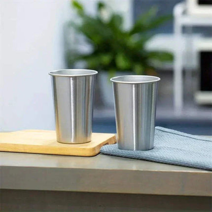 Stainless Steel Single Layer Handy Drinking Cup