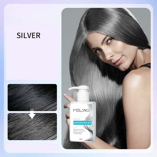MELAO Herbal Hair Color Fixation Shampoo for All Types