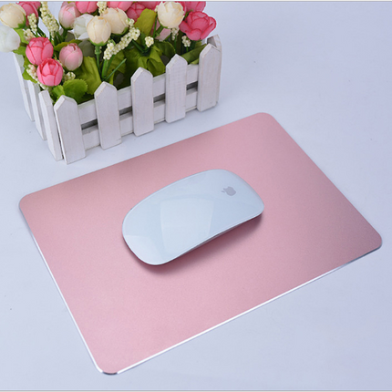 Customizable Aluminum Alloy Mouse Pad with Laser Logo