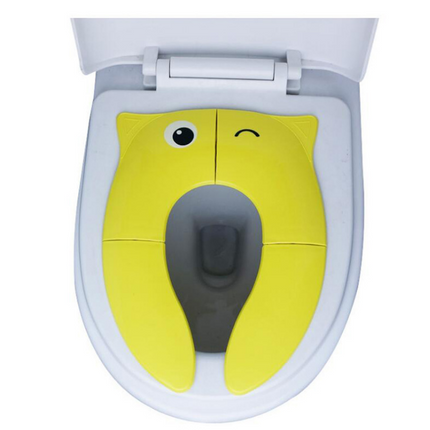 Owl-Shaped Folding Toilet Seat