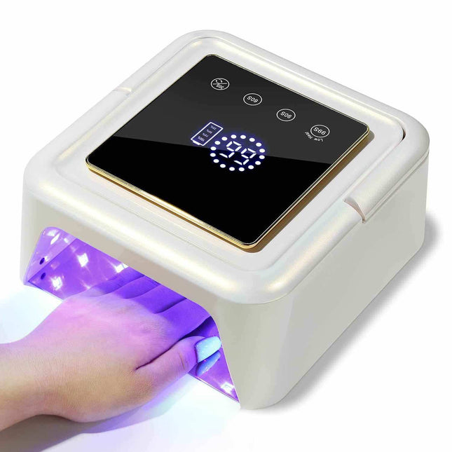 Yokefellow Cordless Nail Lamp UV LED gel nail dryer with 4 timers and rechargeable battery