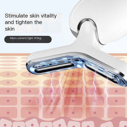EMS Neck Beauty Device with RF Ion Import Technology
