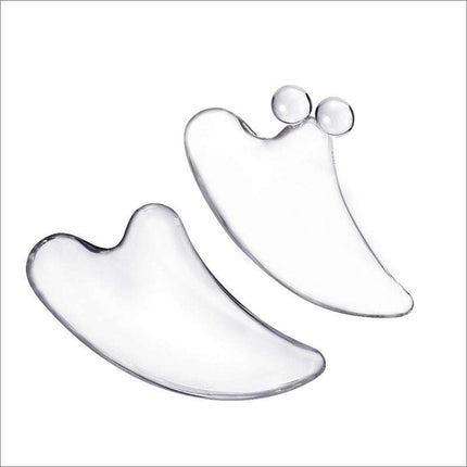 Crystal Face Slimming Tool with gua sha board for facial massage and meridian clearing