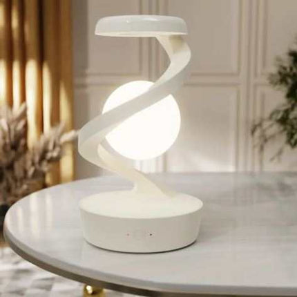 Rotating Moon Desk Lamp with Wireless Charging & Sensor Control