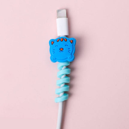 Cartoon Spiral USB Cable Protector and Organizer Bobbin