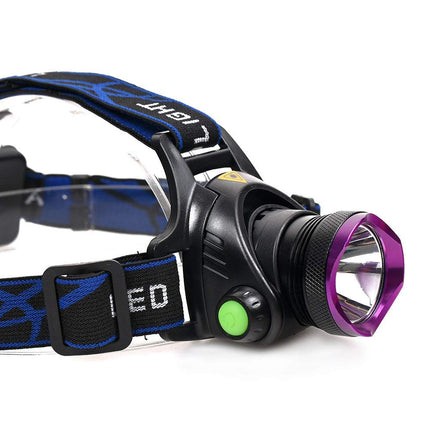 Vande T6 LED手电筒 adjustable headlamp with 2000 Lm CREE XM-L T6 LED light and rechargeable battery system