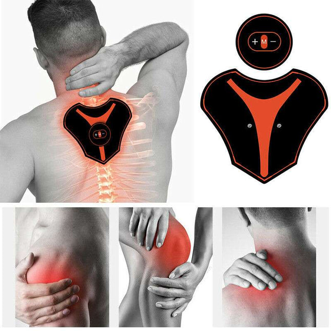 Multi-Functional Smart Neck Massager patch with EMS muscle stimulator and 5 massage modes for shoulder and neck relief