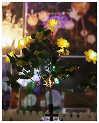 Azalea Flowers LED Garden Lights (One Piece)