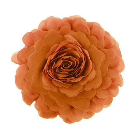 Princess-style 3D gauze flower pillow covers with sheer fabric and delicate floral embroidery in pastel colors