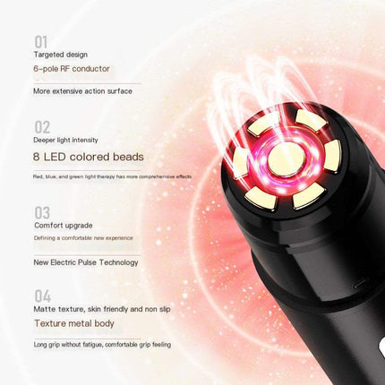 Compact Home Facial Lifting and Tightening Beauty Device with EMS microcurrent technology for skin rejuvenation