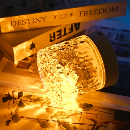 Crystal Lamp Water Ripple Projector Night Light