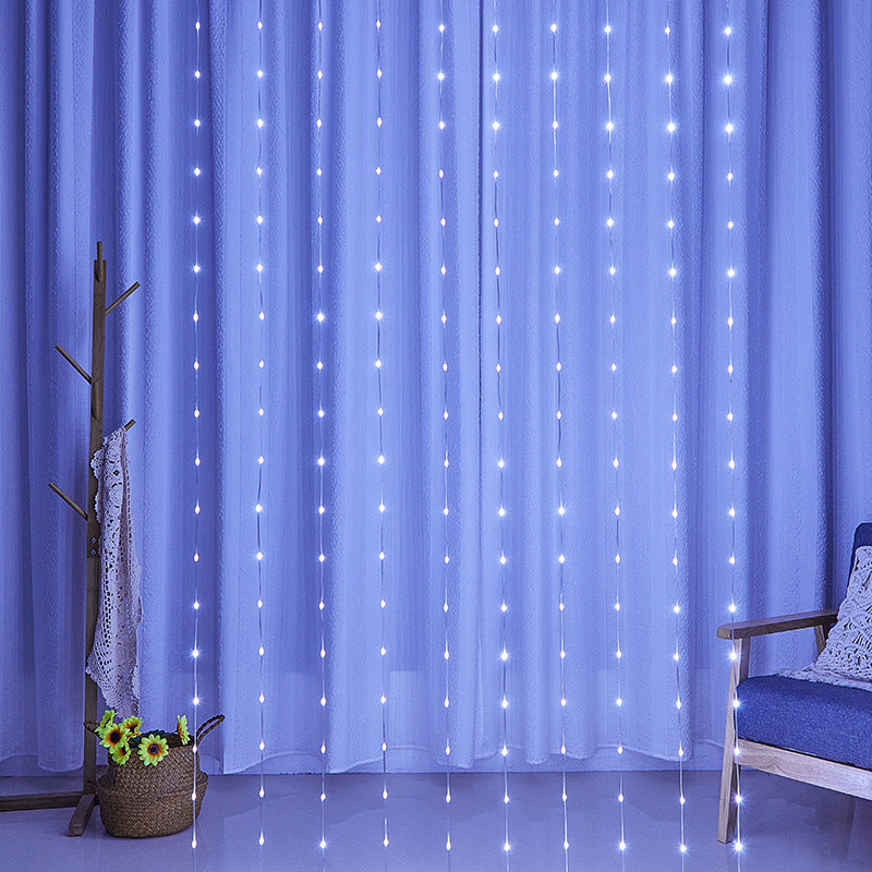 LED Waterfall Lighting Chain with Rubber Coating
