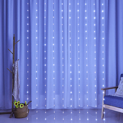 LED Waterfall Lighting Chain with Rubber Coating