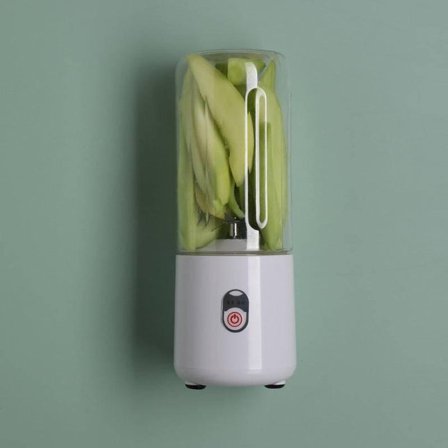 Portable high-speed mini electric juicer cup with USB charging and five-blade design for quick blending