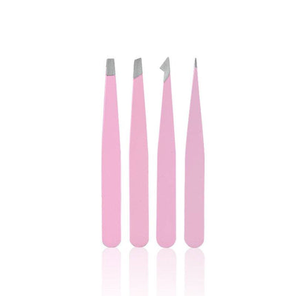 Stainless Steel Tweezers Set for Beauty and Grooming