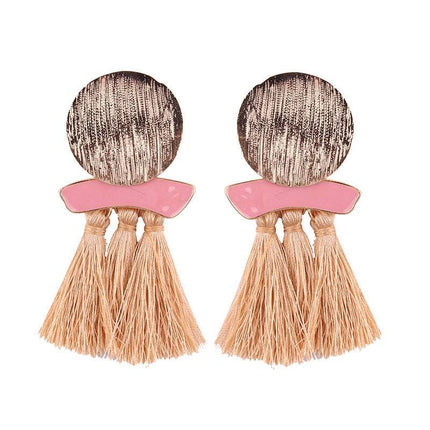 Ethnic Boho Tassel Earrings from Amazon